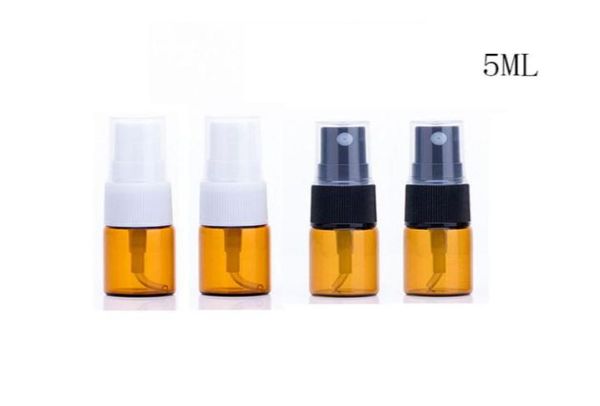 

200pcslot 5ml amber gss vials sample perfume spray bottle thin gss tube travel vials mist sprayer11154626461310
