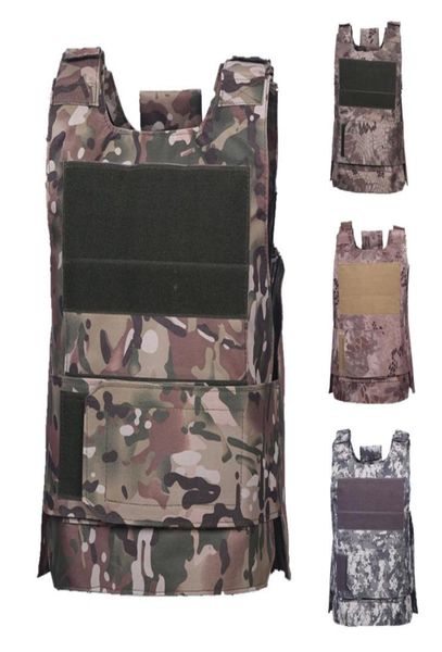 

unloading vest tactical combat vest army molle paintball equipment protective hunting camouflage clothing6316278, Black;white