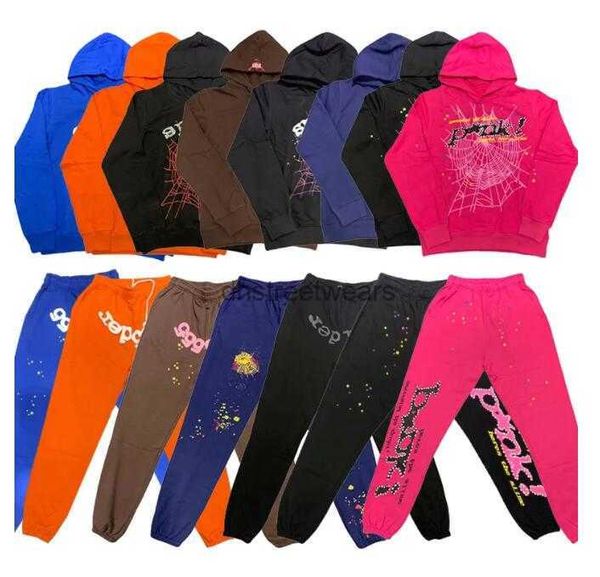 

new pullover red sp5der young thug 555555 angel hoodies men shoe printing spider web sweatshirts designer black hoodie