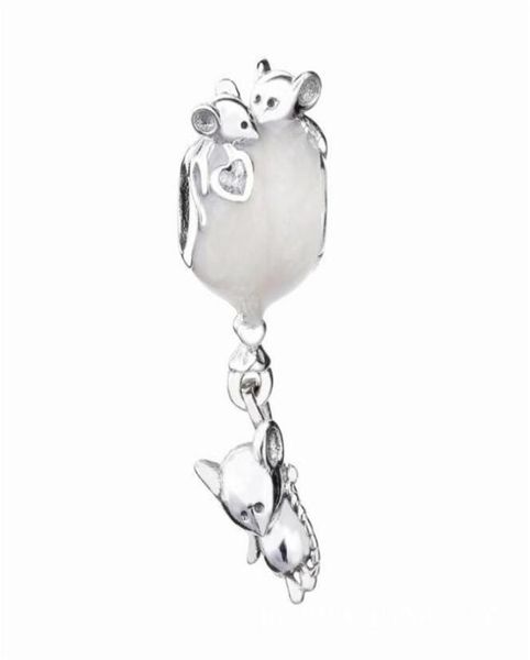 

mouse ballon bracelet charms s925 silver fits for original style bracelet 797240en23 h87239509, Bronze;silver