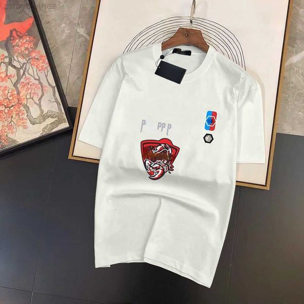 

men's t-shirts luxury designer t shirt mens casual short sleeved tee womens designer t shirts round neck polo pullover summer cotton sw, White;black