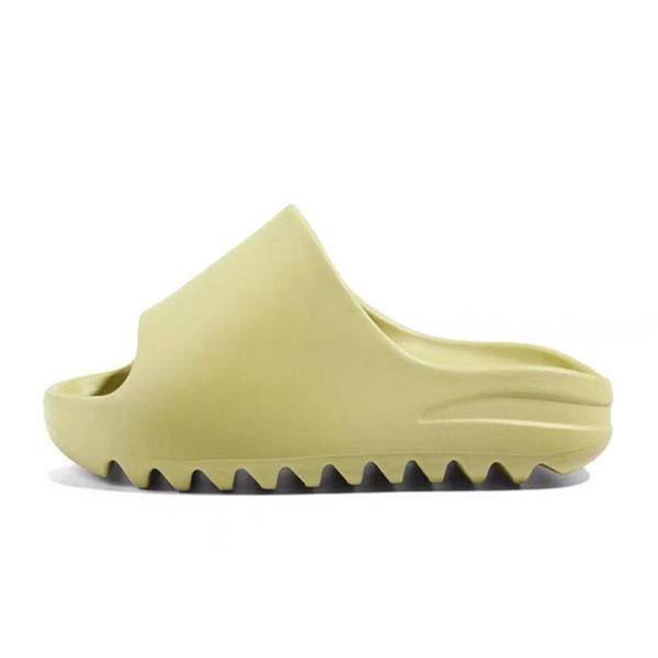 

yeeziness 2023 foam runners designer slippers desert sand bone glow green enflame orange ochre resin soot vermillion mineral blue onyx pure, White