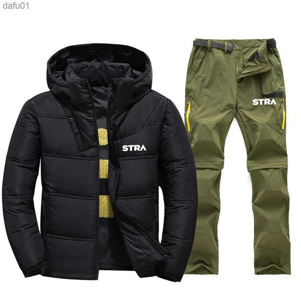 

men's hooded jacket autumn/winter new jacket men's clothing s 4xl l230520, Black