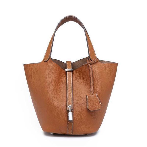 

a designer tote bag her mas handbag authentic picotin women's luxury bags h family's vegetable basket bag portable bucket bag fema
