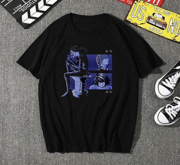 

men clothing anime t shirt personality anime death note novelty shinigami ryuk t shirt shortsleeved men harajuku casual tx3804400793, White;black