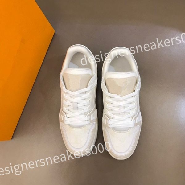 

luxury sneaker black white casual shoes bicolor calf leather shoes rubber outsole mens designers sneakers rd0803