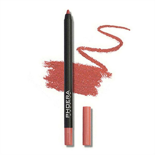 

waterproof matte lipliner pencil red contour tint lipstick lasting non-stick cup moisturising lips makeup cosmetic 12color a9