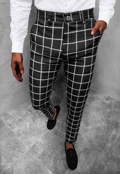 

men039s suits blazers trousers of western stripe male style spring autumn recreational cultivate one39s body contracted pa9604797, White;black