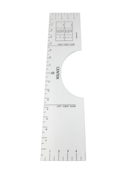 

t shirt alignment tool tshirt placement graphic guide tough uv printed easy to carry two size acrylic tshirt ruler9319841, Black