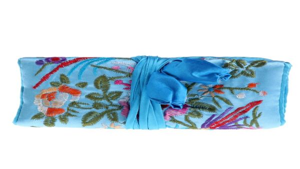 

javrick jewelry storage bags silk embroider tradition pouch purse gifts jewels organizer2224527, Pink;blue
