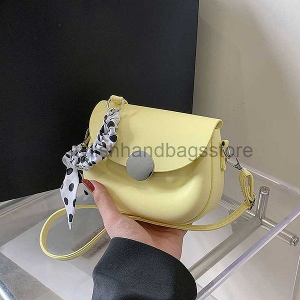 

shoulder bags small fresh saddle bag women's bag 2023 new trend fashion scarf crossbody bag girl solid small square bagstylishhandbagss