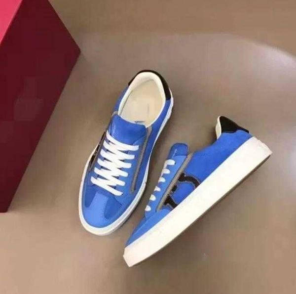 

men causal shoes luxury brand sneaker low help goes all out color leisure shoe style up class are us38-45 kjmj0001, Red;white