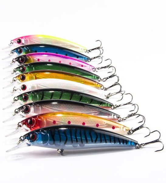 

8 stkspartij 11cm 135g vissen lokt klassieke stijl minnow visaas visgerei gratis verzending vissen lokken set hq051 a05124742184