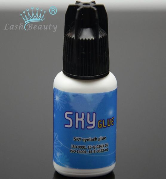 

1 bottle super type sky glue for eyelash extension fast drying professional eyelash glue from korea last over 6 weeks 5ml9347044