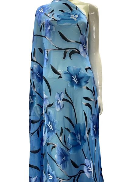 

tulle 5 yards lace etched out fabric african women evening gown light silk ladies veils sewing scarf wedding female formal costume arrivals, Black;white