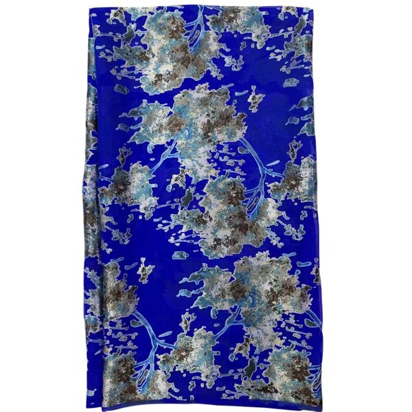 

tulle 5 yards etched out lace fabric nigerian women evening party pure silk dress textile scarf african female veils dentelle sewing craft 2, Black;white