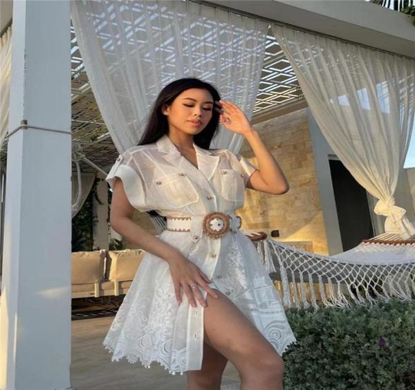 

casual dresses fashion designer dress for women linen silk v neck embroidered white party mini with beltcasual5338012, Black;gray