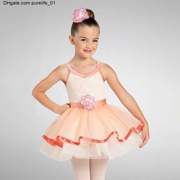 

dancewear ballet children costumes knee on tutu leotard for kid factory custom girls training performance wear, Blue