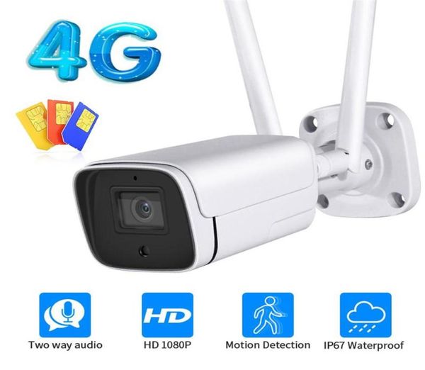

cameras 1080p fhd outdoor metal ip camera wifi 4g version sim card video surveillance security cctv twoway gun280w8459297