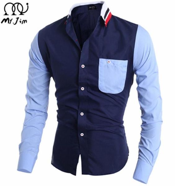

whole mrjim 2016 new arrival man shirt pattern design long sleeve flowers print slim fit man casual shirt fashion men dress 2866308, White;black