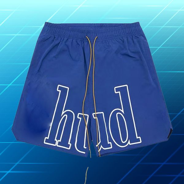 

men's brand-name shorts tide brand summer fashion beach pants street reflective letters mesh drawstring casual pants for men and women., White;black