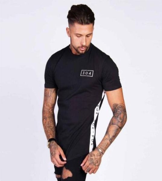 

new trend 304 printing design men t shirt creative joining together casual male basic short sleeve tshirts personality tee1657522, White;black