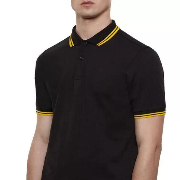 

fp model m12 m3600 uk brand men short sleeve simple fashion classic laurel perriinglys summer lapel shirt8443743, White;black