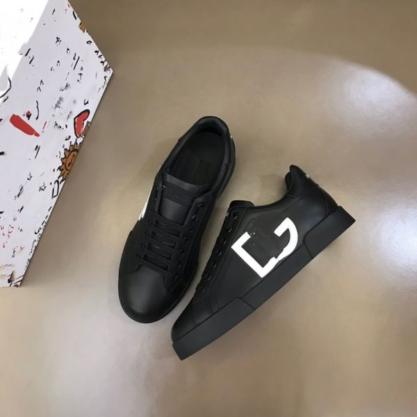 

designer fashion sneakers casual shoes men's sports shoes flat bottom printed graffiti colored popular shoes colored comfortable retro, Black