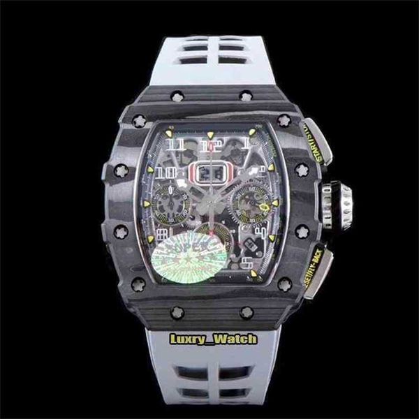 

luxury mens mechanics watch richa brand skeleton dial automatic mechanical mens ntpt carbon fiber black rubber strap es