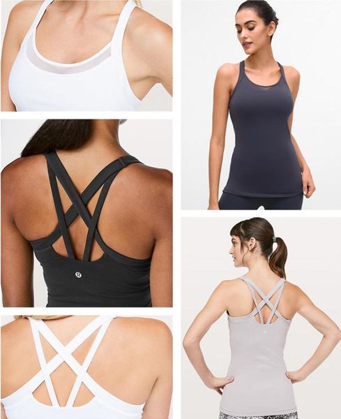 

designers dt19060 rally your heart tank classic athletic solid yoga outfits women girls indoor fitness suit fashion tshirt tanks3128770, White;red