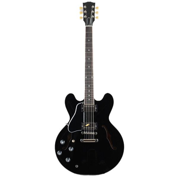 

e s 335 ebony left hand s n 212720135 electric guitar as same of the pictures