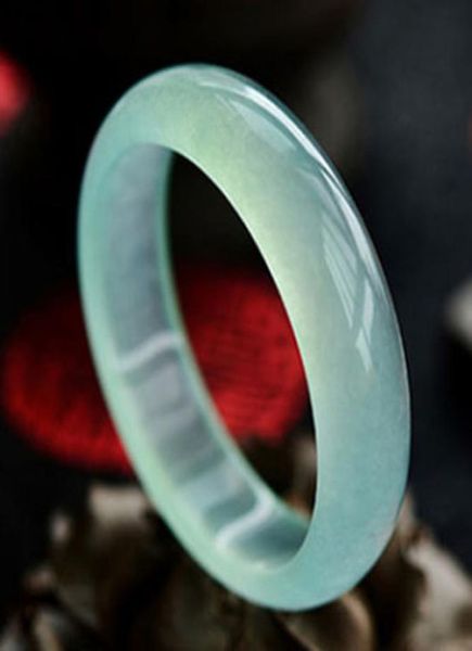 

56mm62mm natural burma jade bangle bracelet jewelry stone fashion gift bangles men women fine factory expert design quality1476136, Black