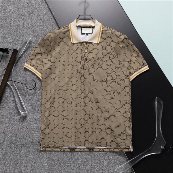 

mens leisure polo shirts men commerce luxury goods shirt advanced t shirt fashion men's letter g t shirt italy summer comfortable short, White;black