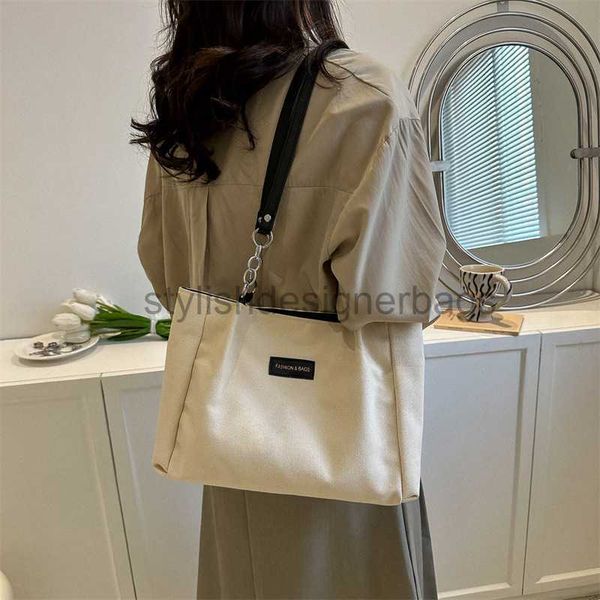 

shoulder bags 2023 summer new high capacity tote bag women's fashion commuter shoulder bag college student classroom handbagstylishdesi