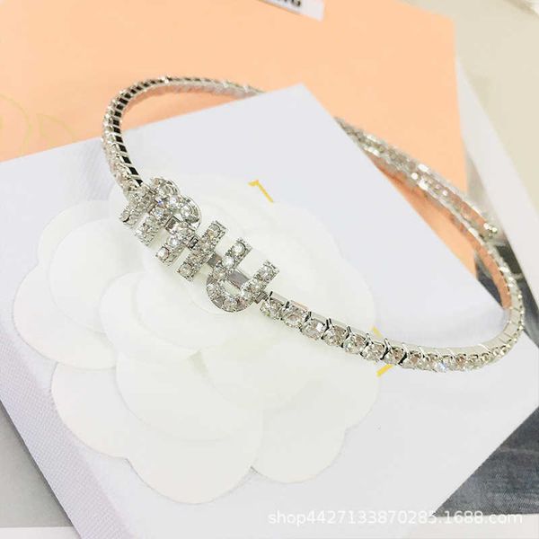 

2023 new miao family full diamond collar miss miao's elegant advanced feeling light luxury and popular online same style fashion neckla, Silver