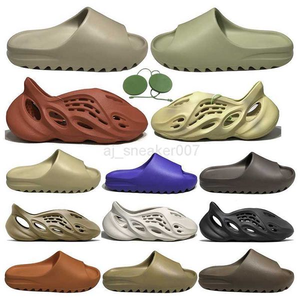 

slides slippers foam runner men women sliders black sand resin bone brown mens outdoor summer sandals