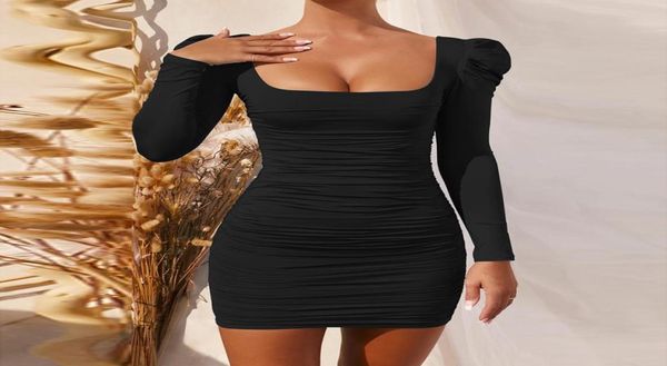 

long sleeve backless dress women cut out ruched bodycon dresses party butt hugging mini skirt women clothes will and sandy gi2988690, White;black
