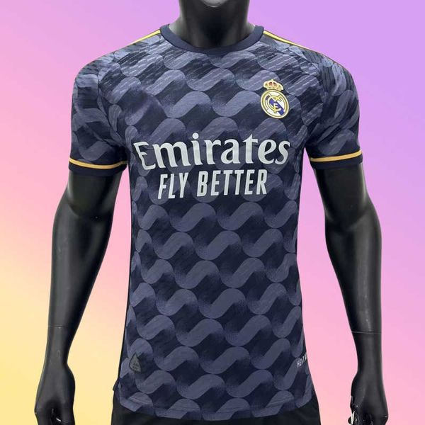 

23-24 black real madrid away player edition football training jersey