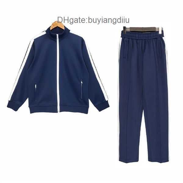 

mens tracksuits zipper coats street loose suits womens designers hoodies veste femme jackets pants sportswear jogging sweatshirts clothing p, Gray