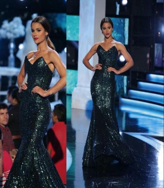 

custom made michael costello mermaid evening dress 2019 sequins prom dresses plus size sweetheart strapless party evening formal d3433385, Black;red