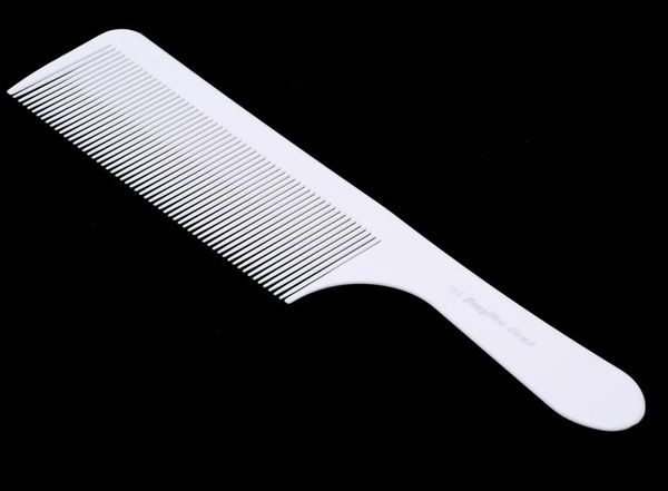 

1 pc professional white resin cutting comb heat resistant salon hair trimmer brushes plastic pin tail antistatic comb6312797, Silver