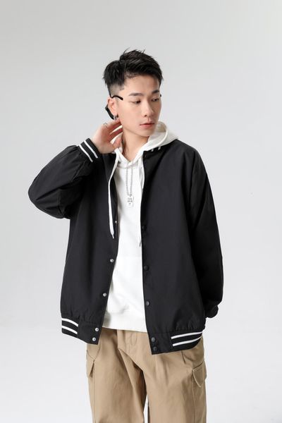 

mens jackets baseball uniform jacket custom printed letter street clothing campus group class couple jaquetas women 230808, Black;brown