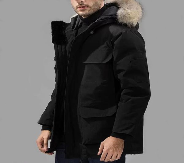 

parkas outdoor coats mens womens designers down jackets canada veste homme canadian winter jassen puffer fur hoody apparel fourrur1827680, Blue;black