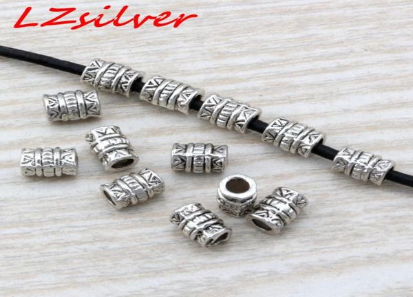 

mic 500pcs antique silver zinc alloy aztec tube beads spacer 7x5mm diy jewelry d108356648, Bronze;silver