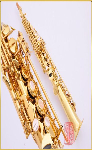 

soprano saxophone yanagisawa s991 b tune brass gold lacquer perform musical instruments with case mouthpiece6185836