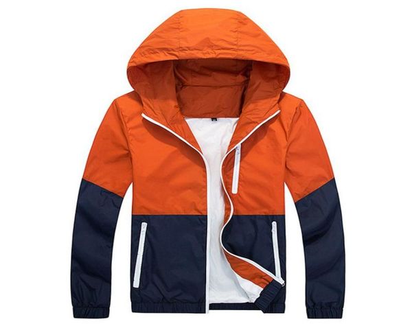 

jacket men causal hooded thin windbreaker zipper outdoors coats outwear 2017 new stylish fashion veste homme6537559, Black;brown