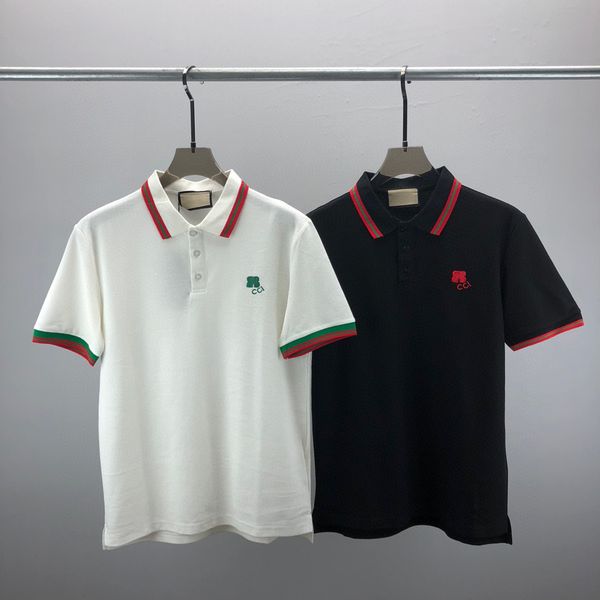 

men's and women's t-shirt splicing printing short sleeve early spring double strand fine cotton fabric digital printing process 80, White;black