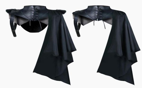 

death halloween party devil costume vampire cape man medieval shawl87760974235098, Black
