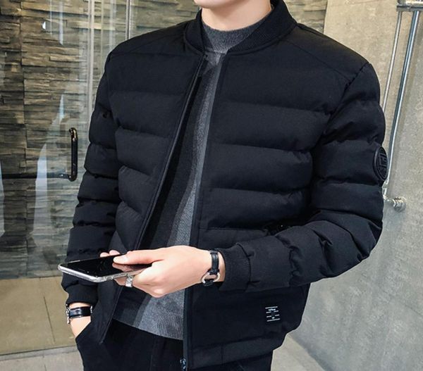 

plue size s4xl men winter jackets and coats thick parka jacket for men outwear men039s clothes male clothes man windbreak2403246, Black