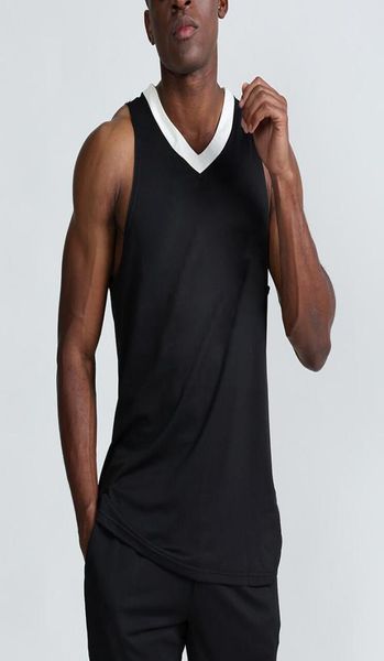 

2019 summer new sports quickdrying vest men039s outdoor leisure basketball training fitness vest men039s tank 3658431, White;black